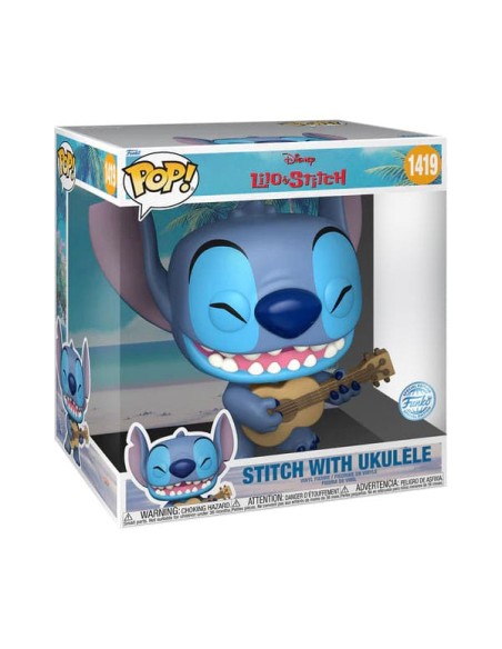 FUNKO POP DISNEY LILO Y STITCH - STITCH WITH UKELELE (1419) 10 PULGADAS