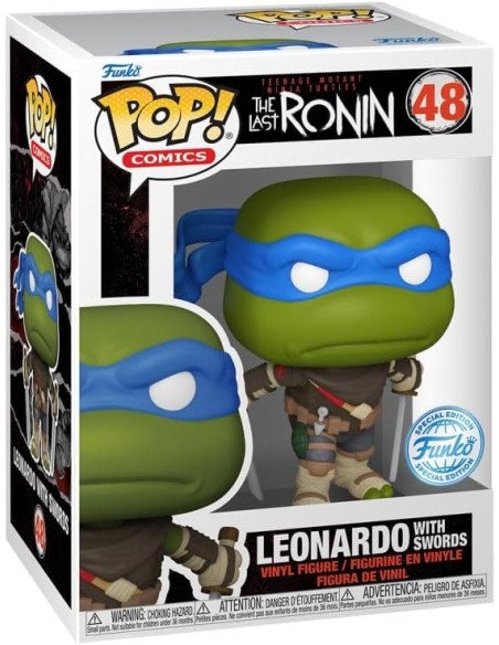 FUNKO POP COMICS TORTUGAS NINJA - Leonardo with swords (48) EXC