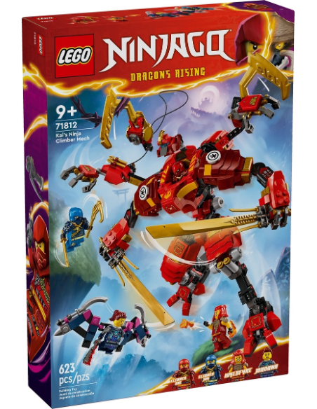 LEGO NINJAGO 71812 Meca Escalador Ninja de Kai
