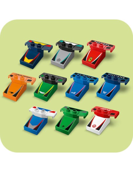 LEGO DUPLO 10445 Coches de Carreras y Pilotos del Equipo de F1