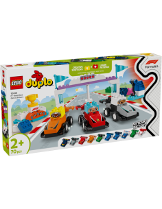 LEGO DUPLO 10445 Coches de Carreras y Pilotos del Equipo de F1