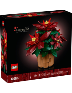 LEGO BOTANICALS 10370 Flor de Pascua 2