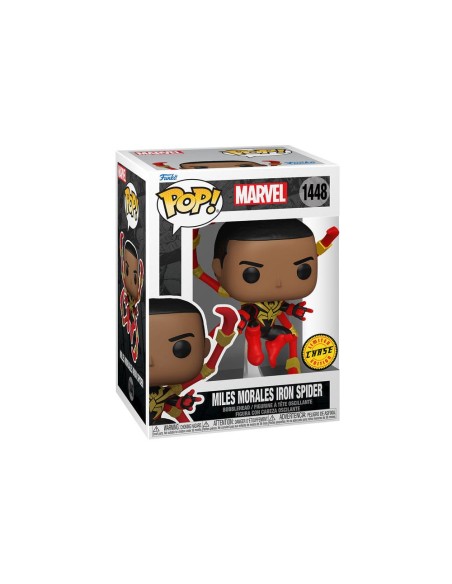 FUNKO POP MARVEL MILES MORALES IRON SPIDER (1448) CHASE