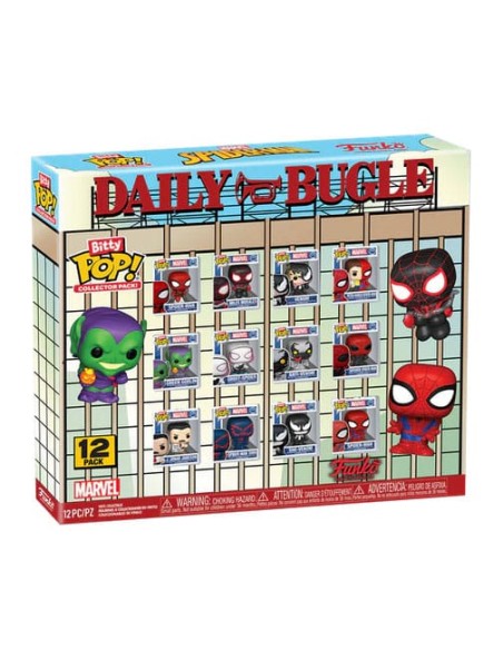 BITTY POP! Spider-Man Display de 12 Figuras Vinyl Multipack 2,5 cm