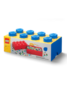 LEGO ALMACENAJE Ladrillo de almacenamiento de 8 espigas (Azul)