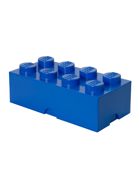 LEGO ALMACENAJE Ladrillo de almacenamiento de 8 espigas (Azul)