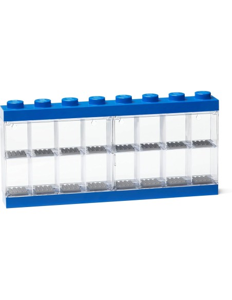 LEGO ALMACENAJE Expositor para 16 Minifiguras (azul)