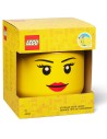 LEGO ALMACENAJE Cabeza de Almacenamiento (grande, niña)