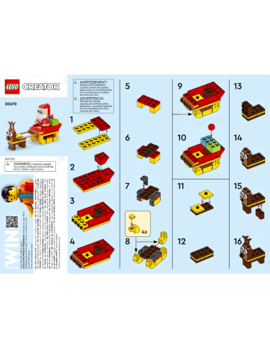 LEGO CREATOR 30670 Santa's Sleigh Ride polybag