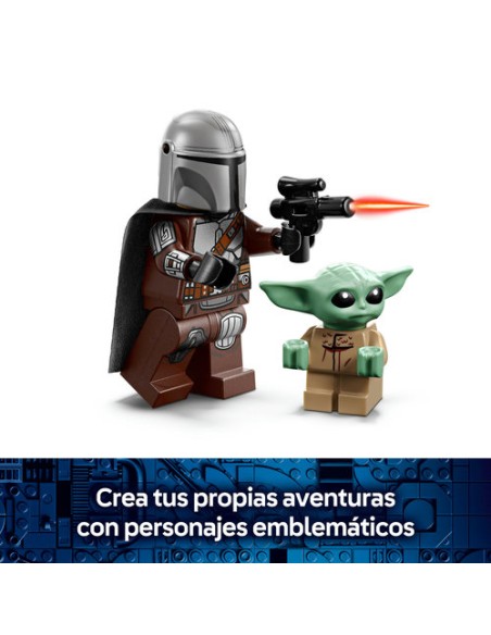 LEGO STAR WARS 75436 Moto Speeder del Mandaloriano y Grogu