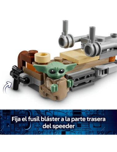 LEGO STAR WARS 75436 Moto Speeder del Mandaloriano y Grogu