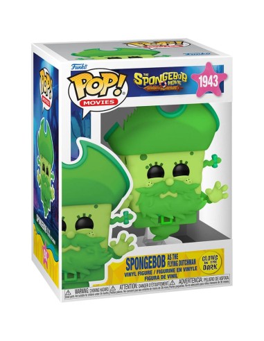 FUNKO POP MOVIES BOB ESPONJA AS THE FLYING DUTCHMAN (GITD) (1943)