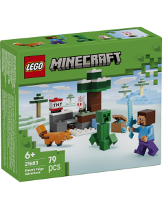 LEGO MINECRAFT 21583 La Aventura de Steve en la Taiga