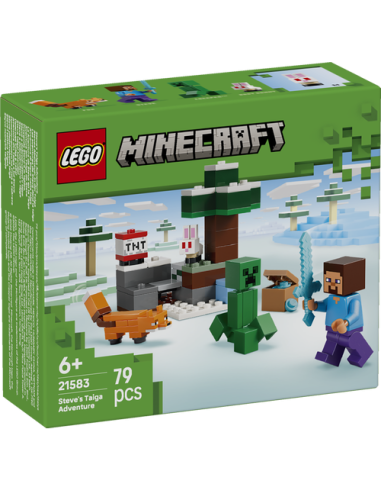 LEGO MINECRAFT 21583 La Aventura de Steve en la Taiga