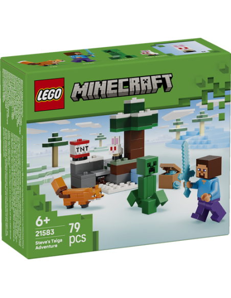 LEGO MINECRAFT 21583 La Aventura de Steve en la Taiga