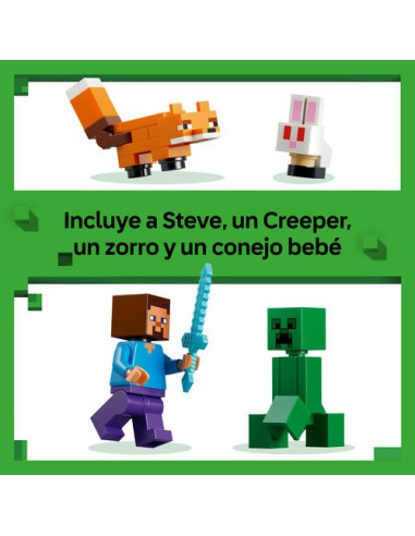LEGO MINECRAFT 21583 La Aventura de Steve en la Taiga