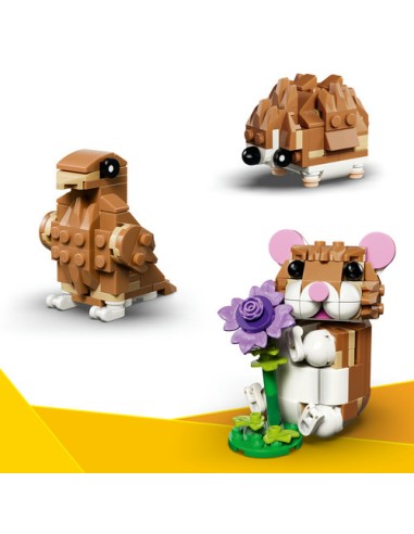 LEGO CREATOR 31376 Lindo Hámster con Flor