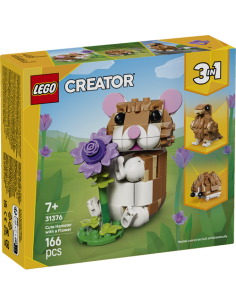 LEGO CREATOR 31376 Lindo Hámster con Flor
