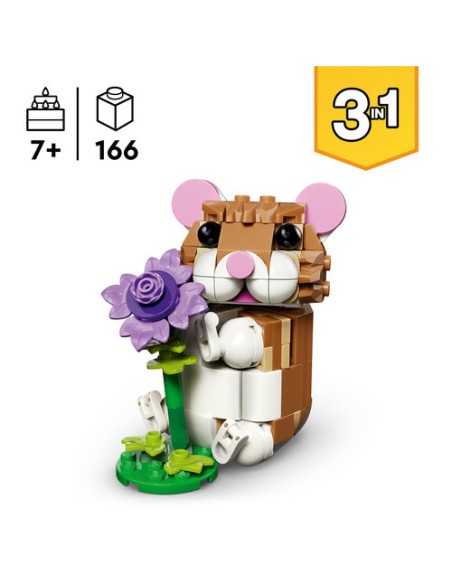 LEGO CREATOR 31376 Lindo Hámster con Flor