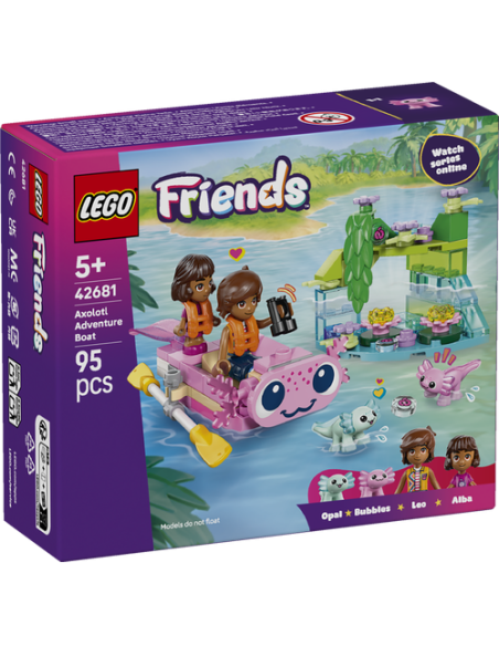 LEGO FRIENDS 42681 Aventuras en el Barco-Ajolote