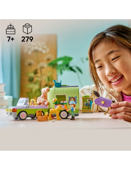 LEGO FRIENDS 42695 Remolque para Caballo y Potrillo