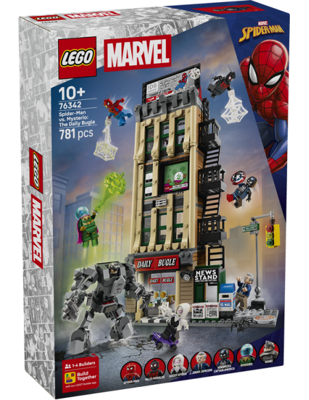 LEGO MARVEL 76342 Spider-Man vs. Mysterio: El Daily Bugle