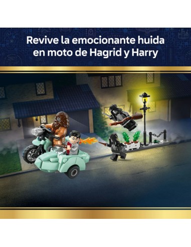 LEGO HARY POTTER 76459 Hagrid y Harry: Huida de Privet Drive