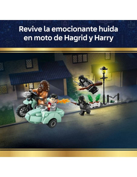 LEGO HARY POTTER 76459 Hagrid y Harry: Huida de Privet Drive