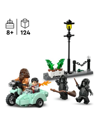 LEGO HARY POTTER 76459 Hagrid y Harry: Huida de Privet Drive