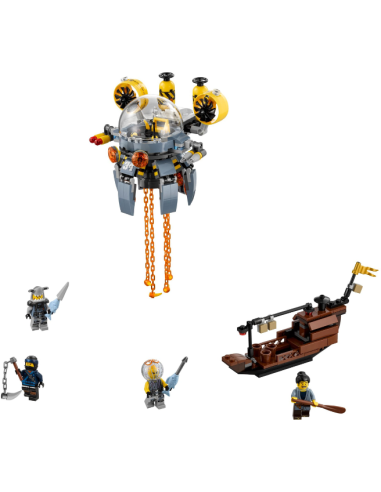 LEGO SEGUNDA MANO NINJAGO MOVIE 70610 Submarino-medusa volador
