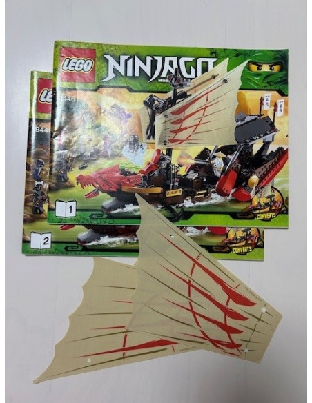 LEGO (SEGUNDA MANO) 9446 Barco de Asalto Ninja (2014)