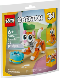 LEGO CREATOR 30714 Orange Cat paper bag