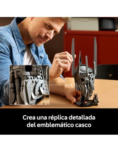 LEGO ICONS 11373 El Señor de los Anillos: Casco de Sauron