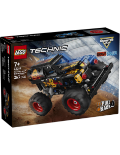 LEGO TECHNIC 42219 Monster Jam™ Grave Digger™ Fuego y Hielo