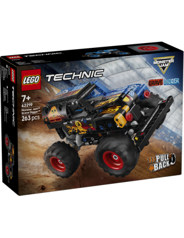 LEGO TECHNIC 42219 Monster Jam™ Grave Digger™ Fuego y Hielo