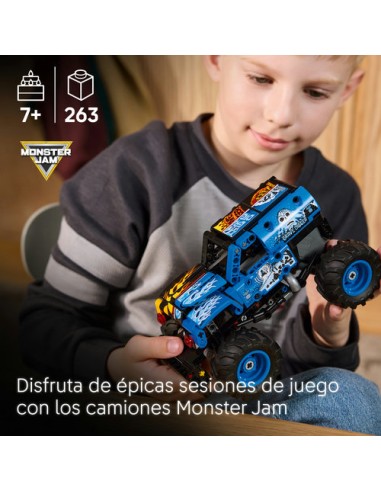 LEGO TECHNIC 42219 Monster Jam™ Grave Digger™ Fuego y Hielo