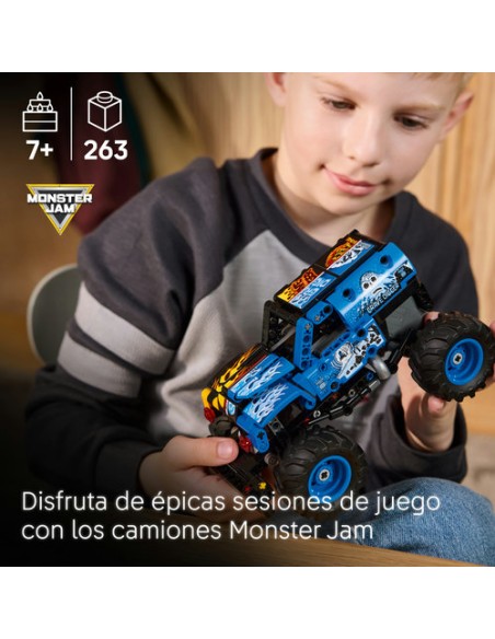 LEGO TECHNIC 42219 Monster Jam™ Grave Digger™ Fuego y Hielo