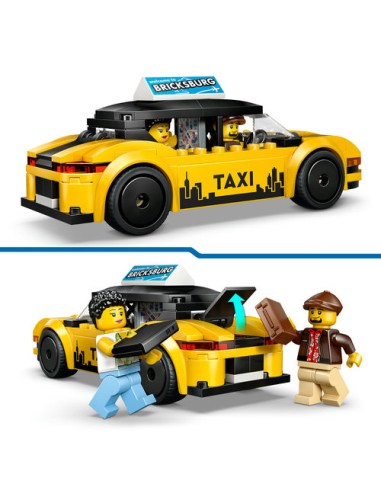 LEGO CITY 60487 Taxi Amarillo