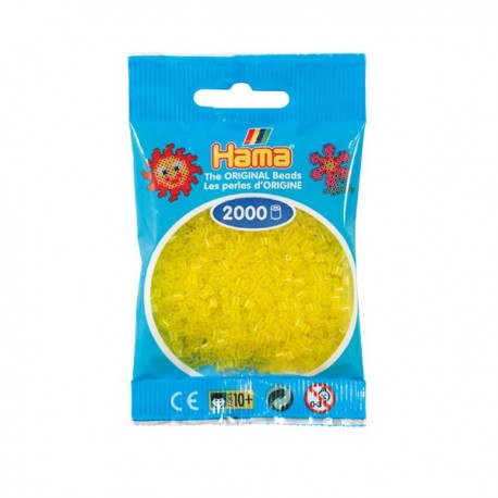 HAMA MINI 501-14 Amarillo translúcido (Translucent Yellow)
