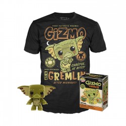 Gremlins POP! & Tee Set de Minifigura y Camiseta Gizmo Exclusive talla L