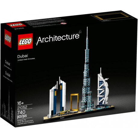 LEGO Arquitectura 21052 Dubái caja