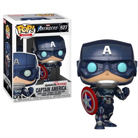 FUNKO POP MARVEL Avengers Game - Captain America (Stark Tech Suit) (627)