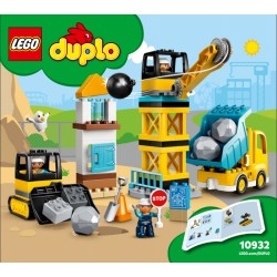 LEGO DUPLO 10932 Derribo con Bola de Demolición caja