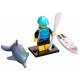 LEGO MINIFIGURA SERIE 21 PADDLE SURFER