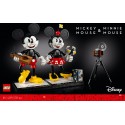 LEGO 43179 Personajes Construibles: Mickey Mouse y Minnie Mouse
