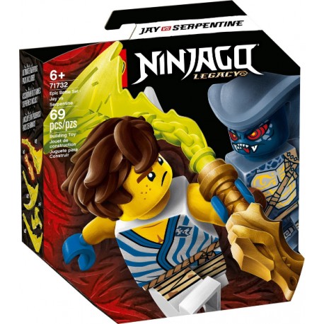 LEGO NINJAGO 71732 Set de Batalla Legendaria: Jay vs. Serpentine