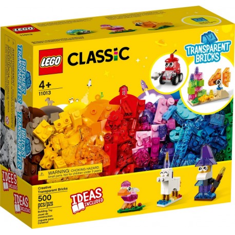 LEGO CLASSIC 11013 Ladrillos Creativos Transparentes