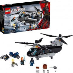 LEGO MARVEL 76162 Persecución en Helicóptero de Viuda Negra