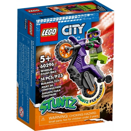 LEGO CITY 60296 Moto Acrobática: Rampante_caja