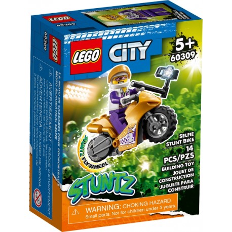 LEGO CITY 60309 Moto Acrobática: Selfi_caja